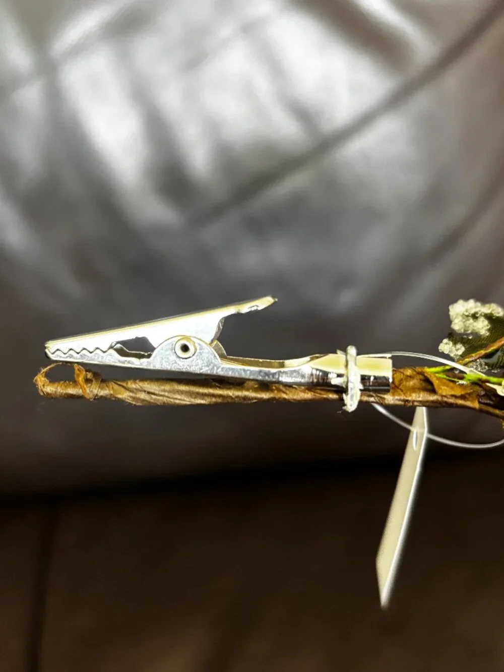 Golden Beaded Acorn Clips (Set of 6)